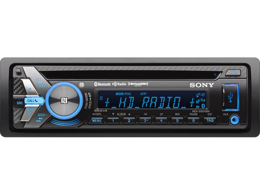 Sony MEX-GS810BH CD receiver at Crutchfield