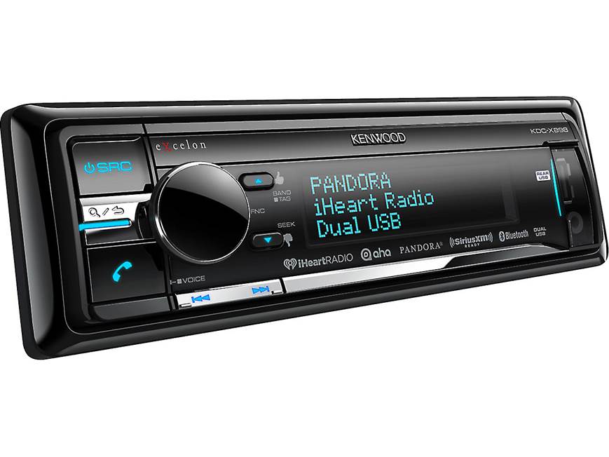 Kenwood Excelon KDC-X898 CD receiver at Crutchfield