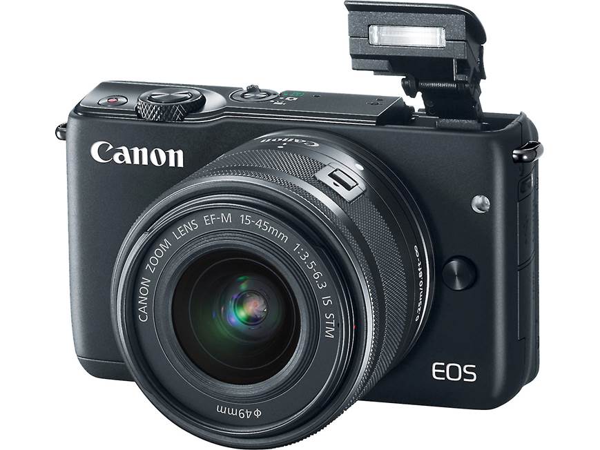 Canon EOS M10 Two Lens Kit 18-megapixel mirrorless camera with 15