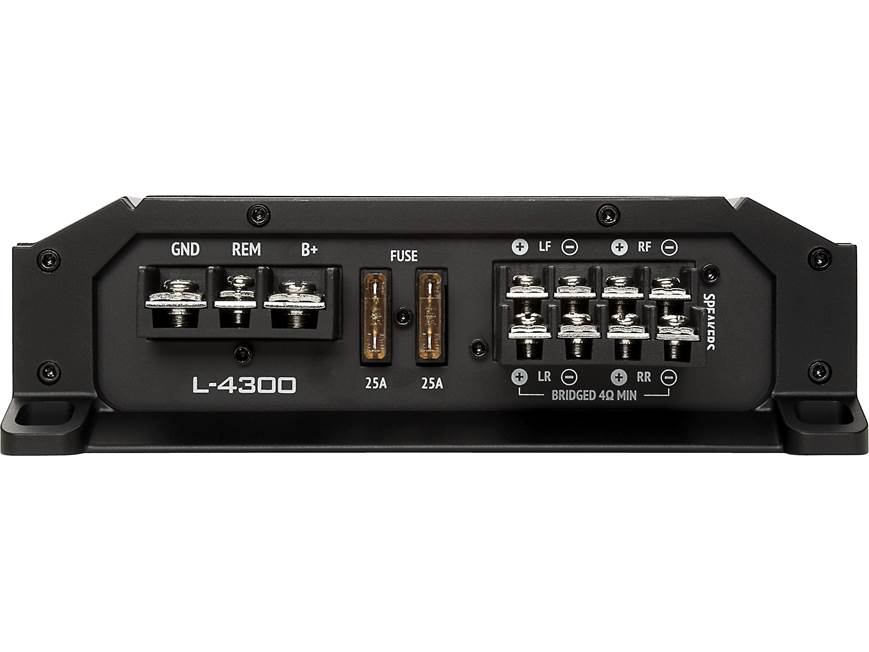Lightning Audio L-4300 4-channel car amplifier — 50 watts RMS x 4