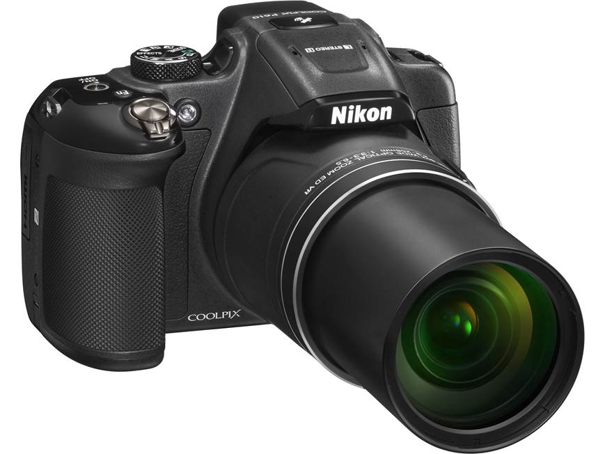 Nikon Coolpix P610 (Black) 16-megapixel camera with 60X optical