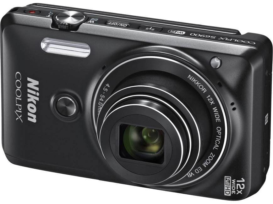 Nikon Coolpix S6900 (Black) 16-megapixel camera with 12X optical