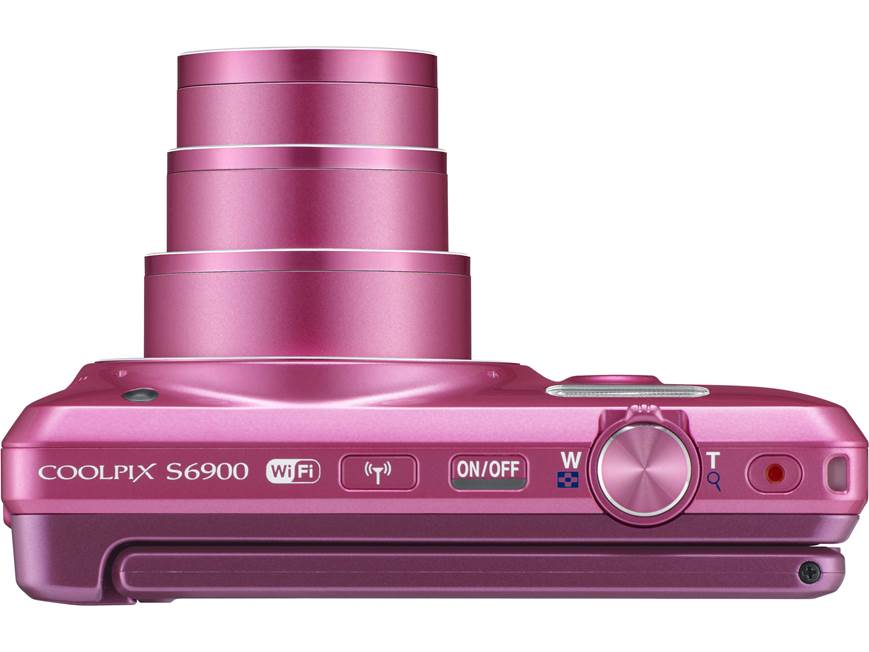 Nikon Coolpix S6900 (Pink) 16-megapixel camera with 12X optical