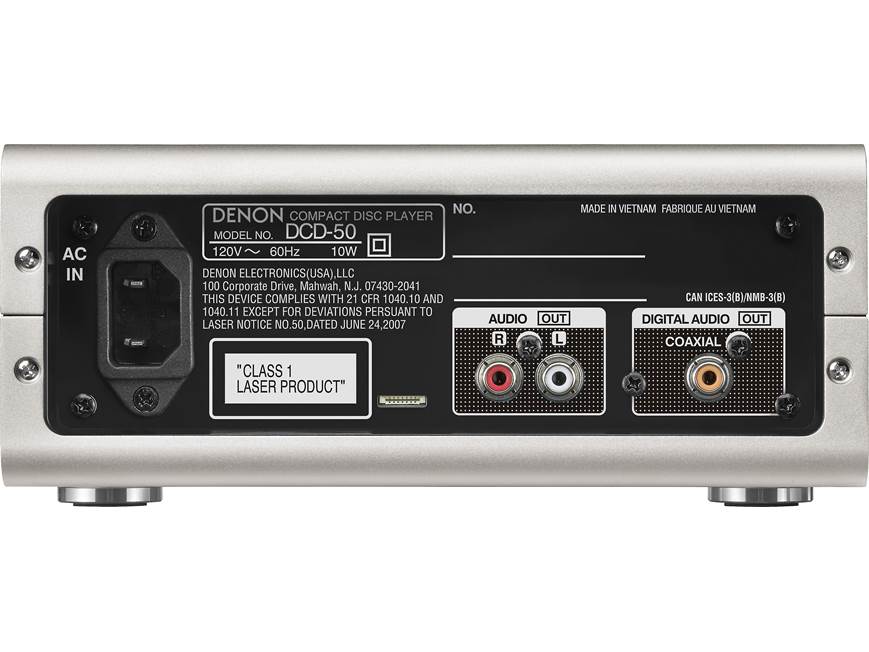 Denon DCD-50 Compact single-disc CD player at Crutchfield