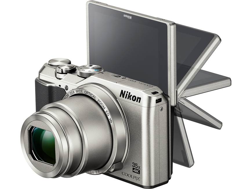 Nikon Coolpix A900 (Silver) 20-megapixel camera with 35X optical