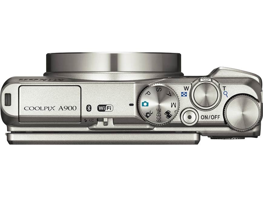 Nikon Coolpix A900 (Silver) 20-megapixel camera with 35X optical