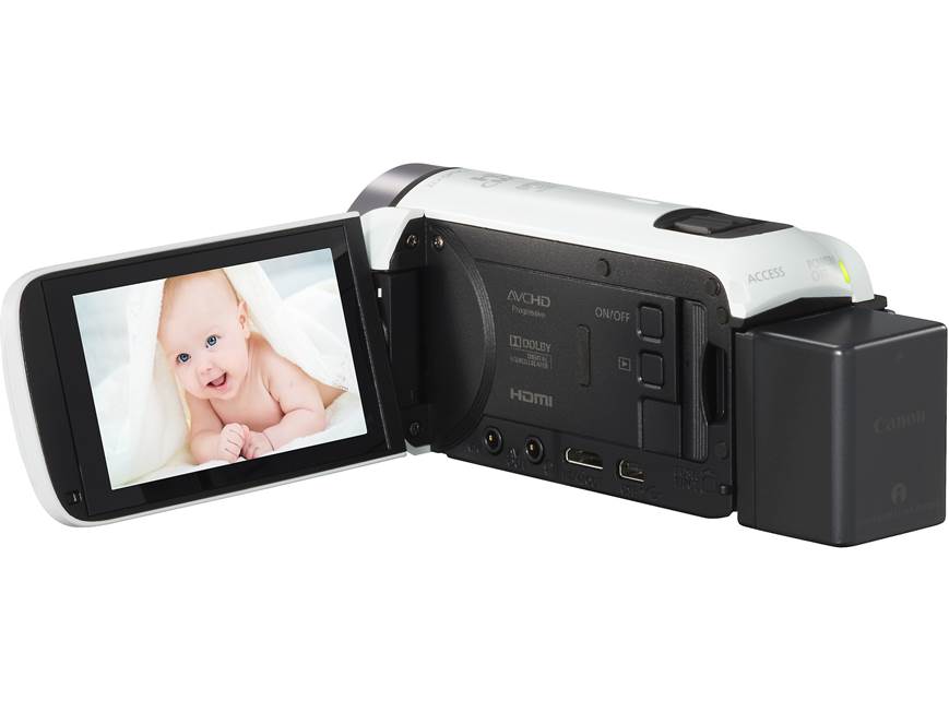 Canon VIXIA HF R700 (White) HD camcorder with 32X optical zoom