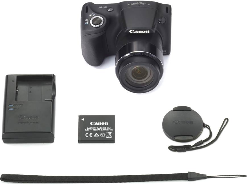 Canon PowerShot SX420 IS (Black) 20-megapixel camera with 42X