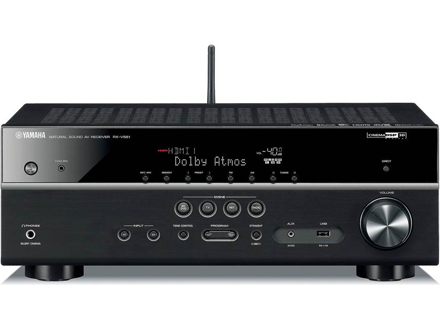Yamaha RX-V581 7.2-channel home theater receiver with Wi-Fi