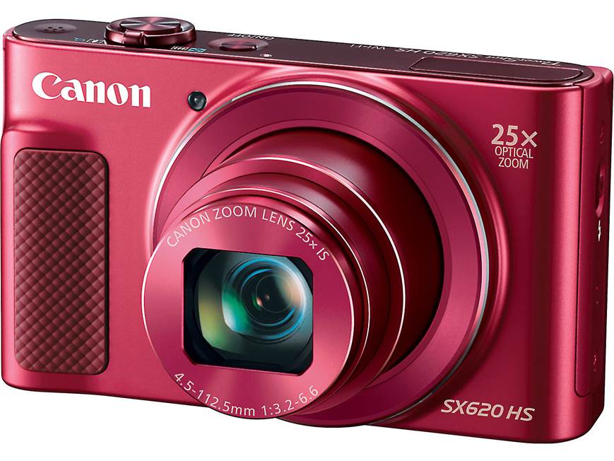 Canon PowerShot SX620 HS (Red) 20.2-megapixel digital camera with