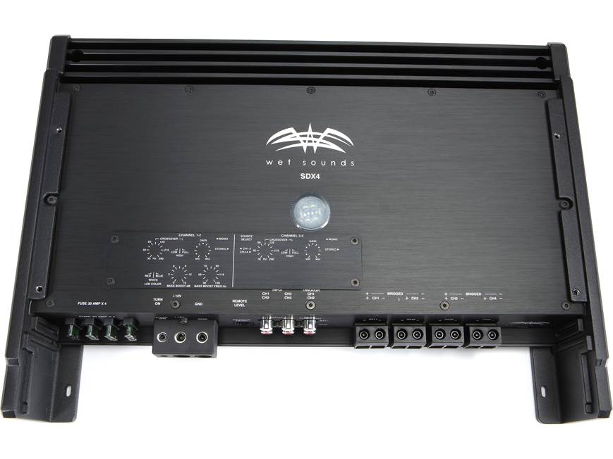 Wet Sounds SDX4 Sinister™ Series 4-channel marine amplifier — 185
