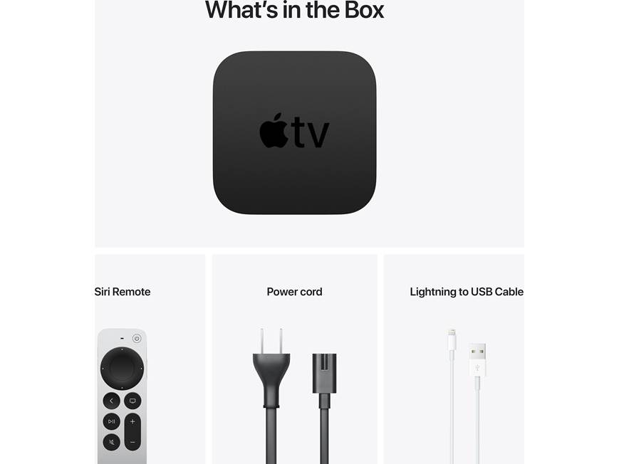 Apple TV 4K (32GB) 4K Ultra HD streaming TV and media player with