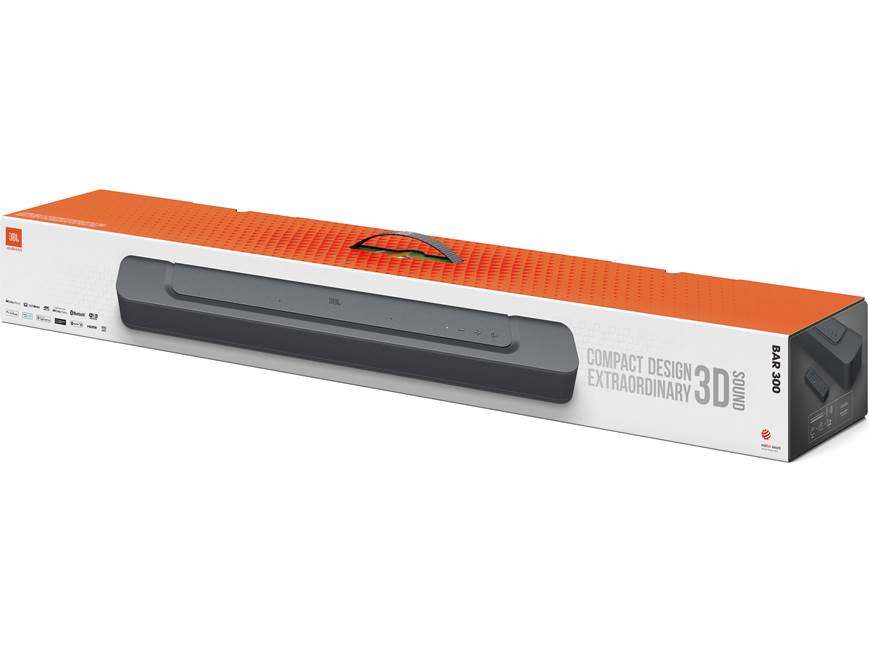 JBL Bar 300 Powered 4-channel sound bar with Bluetooth®, Wi-Fi