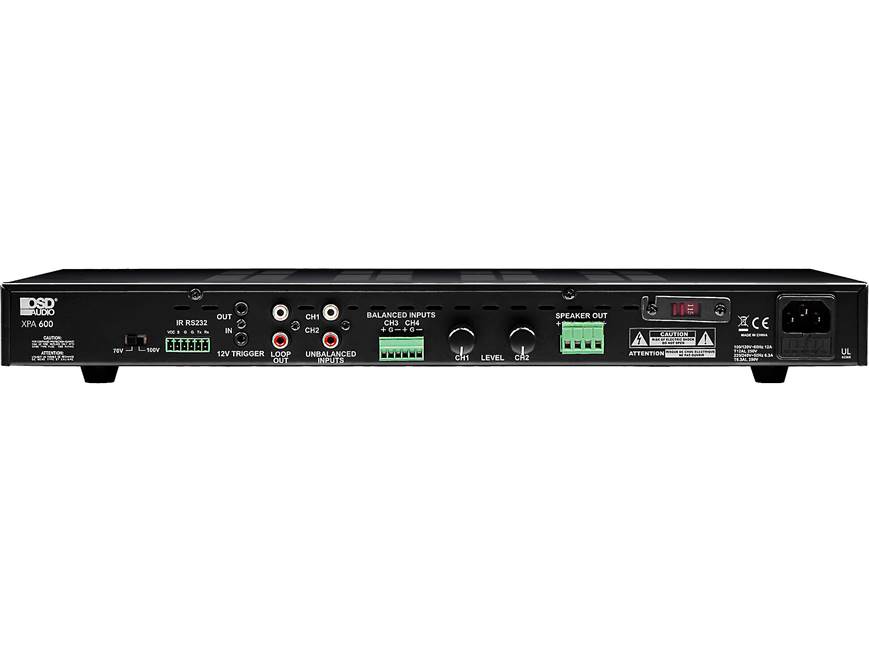OSD XPA600 Power amplifier — 300W x 2 at 70V/100V at Crutchfield