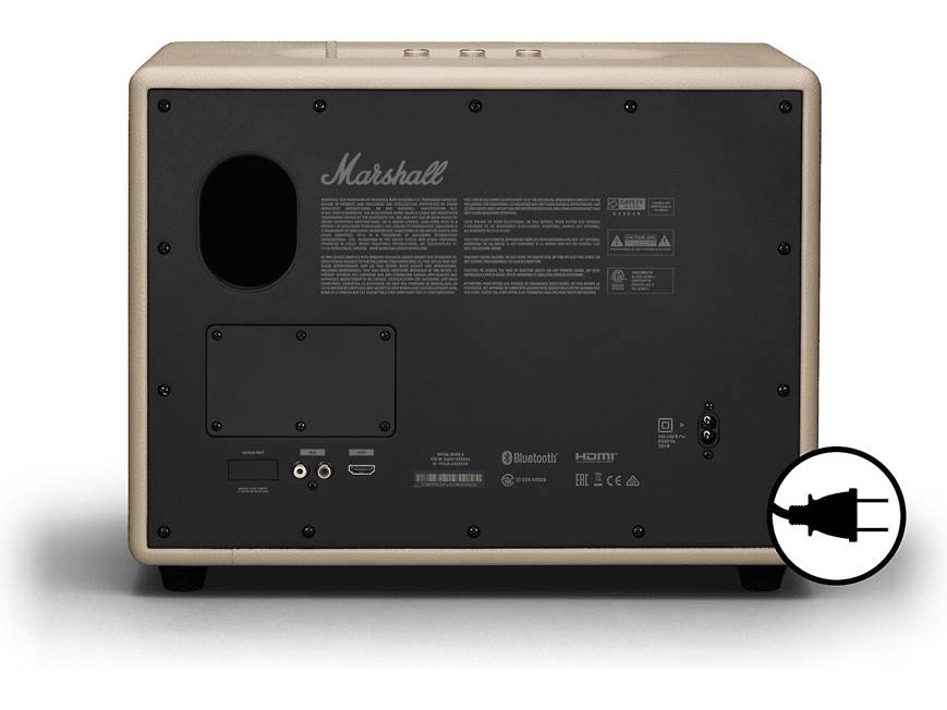 Marshall Woburn III (Cream) Powered Bluetooth® speaker with HDMI