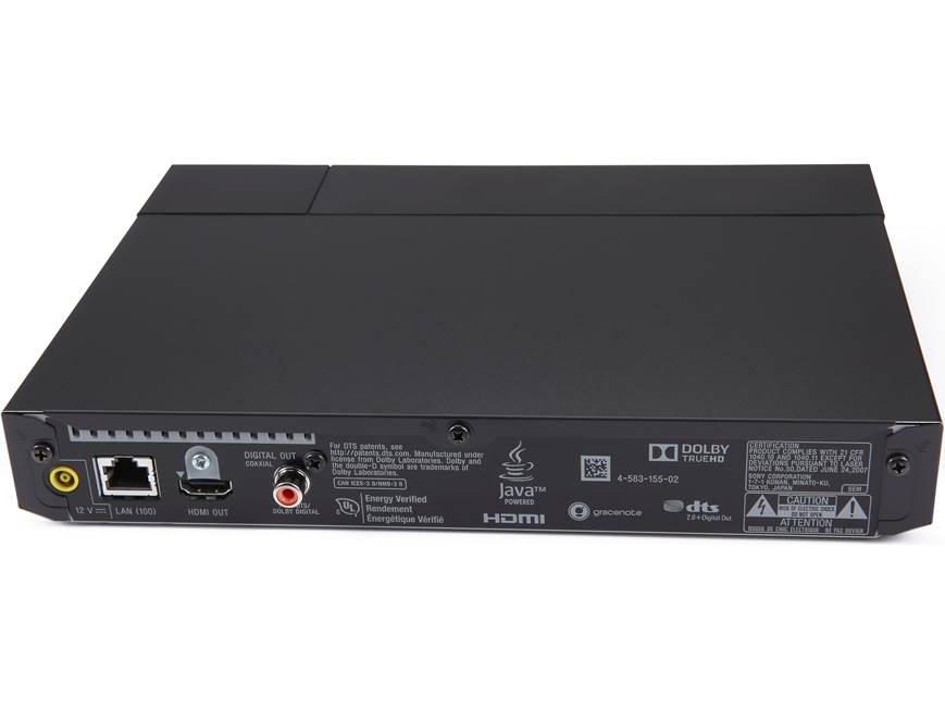 Sony BDP-S6700 3D Blu-ray player with 4K upscaling, Wi-Fi®, and