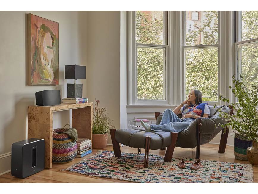 Sonos Sub 4 (Black) Wireless subwoofer for compatible Sonos