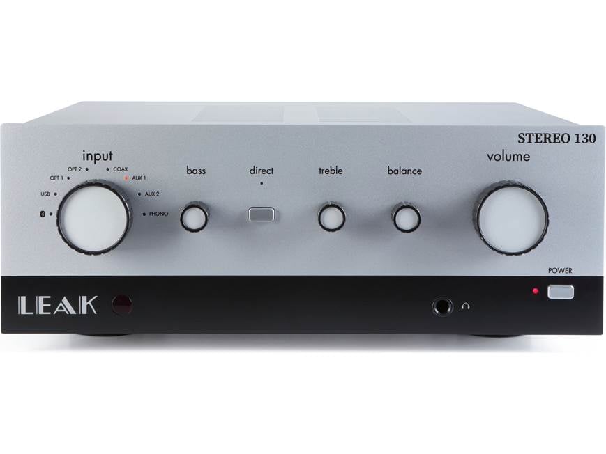 LEAK Stereo 130 (Silver) Integrated amplifier with built-in DAC