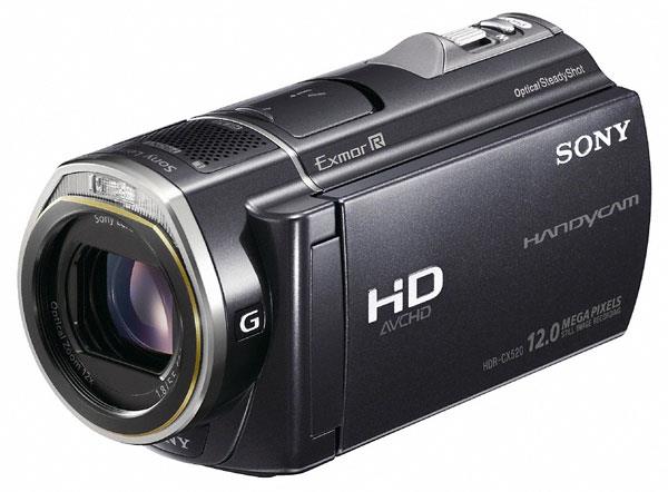 Sony HDR-CX520V Handycam® 64GB HD flash memory/Memory Stick