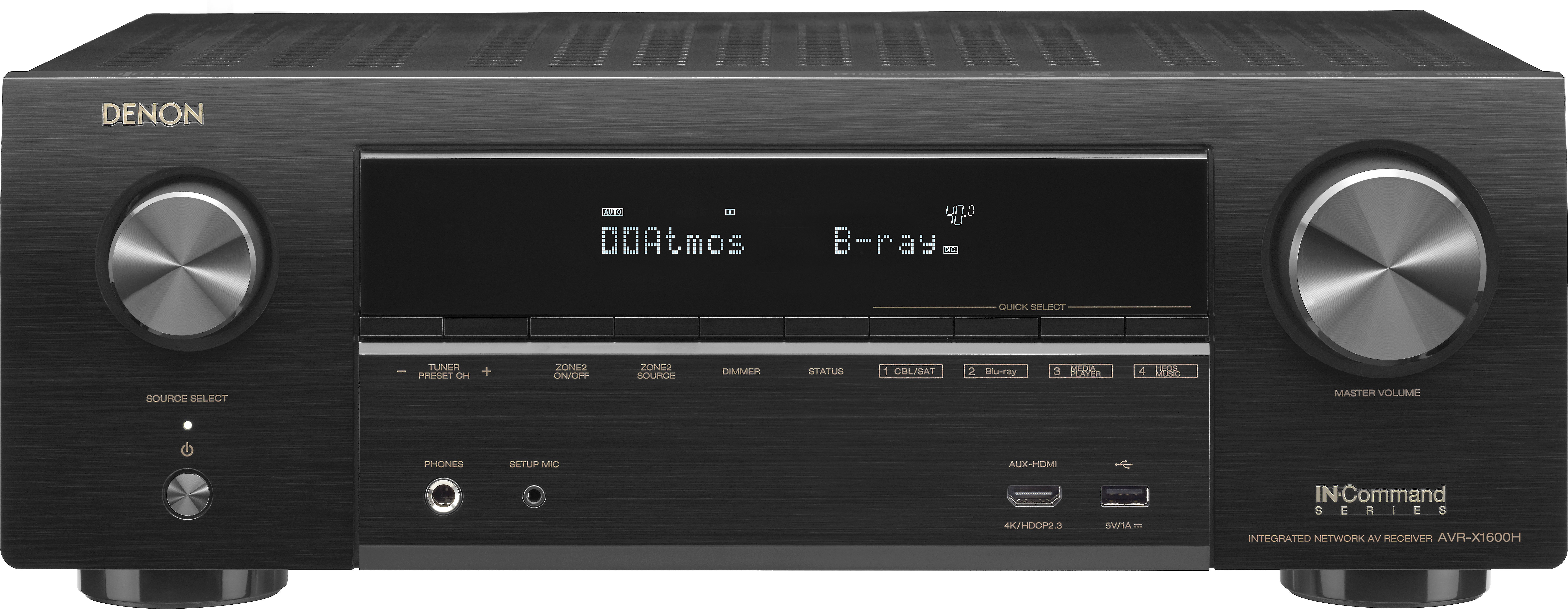 Customer Reviews: Denon AVR-X1600H 7.2-channel home theater