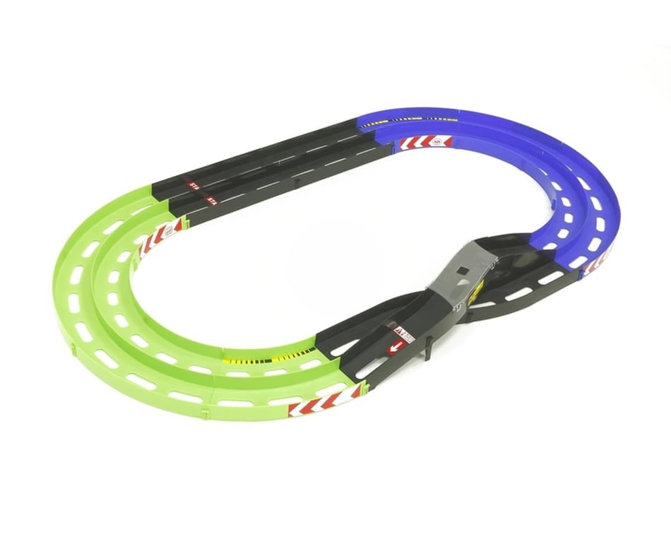Tamiya Mini 4WD JR Oval Home Circuit w/Lane Change (Green/Blue