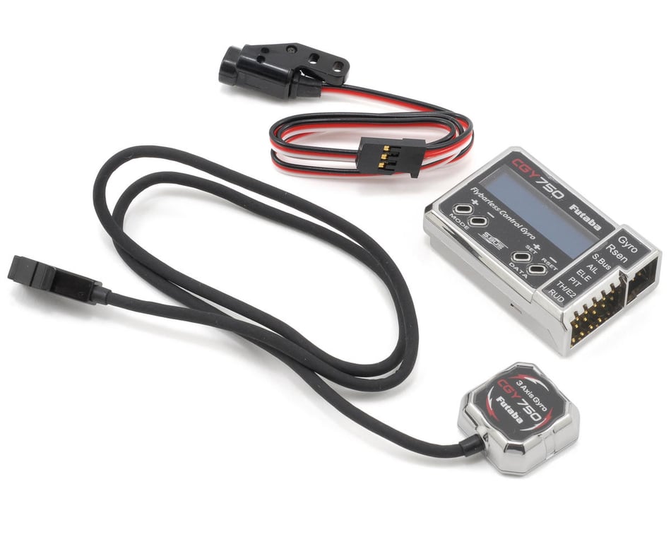 Futaba CGY750 Flybarless 3 Axis Gyro w/Governor & Control Unit