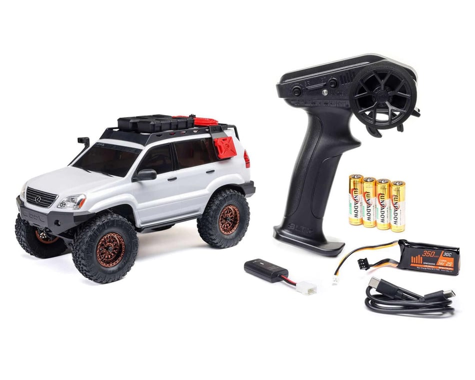 Axial SCX24 Lexus GX 470 1/24 4WD RTR Scale Mini Crawler (White