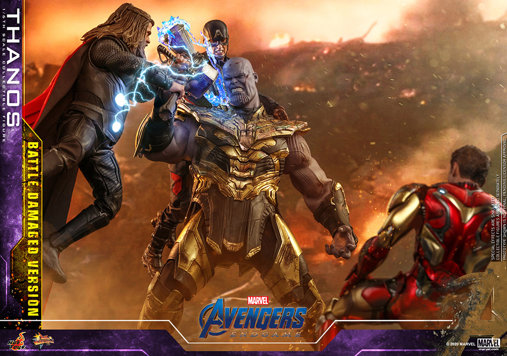 映画『アベンジャーズ／エンドゲーム』のサノスが「バトルダメージ版