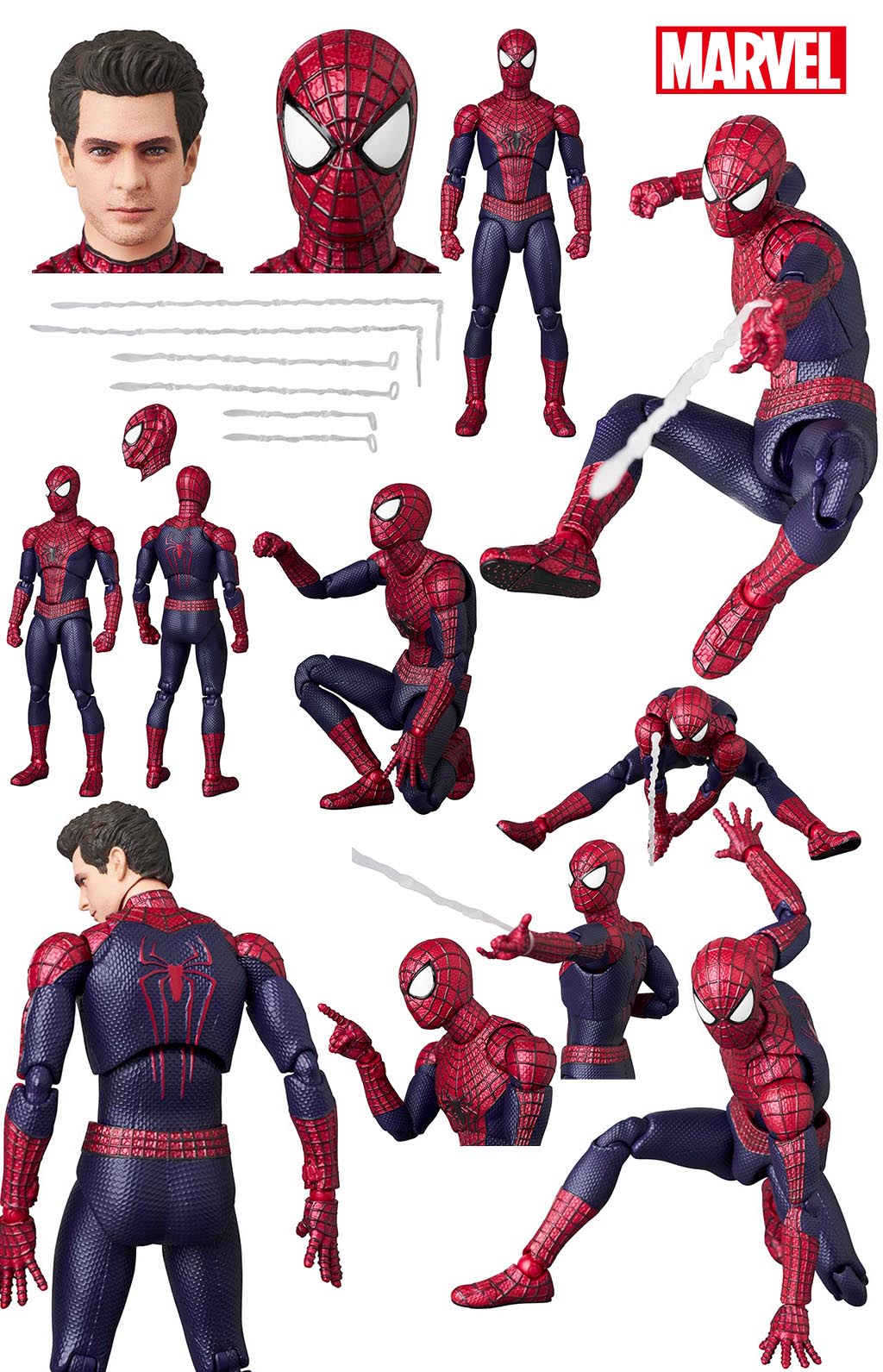 映画『アメイジング・スパイダーマン2』MAFEXでリメイク