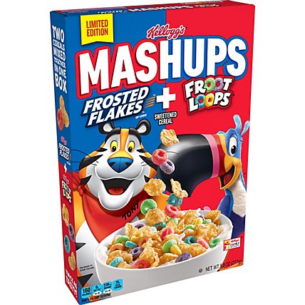 Kelloggs Mashups Breakfast Cereal Limited Edition Frosted Flakes