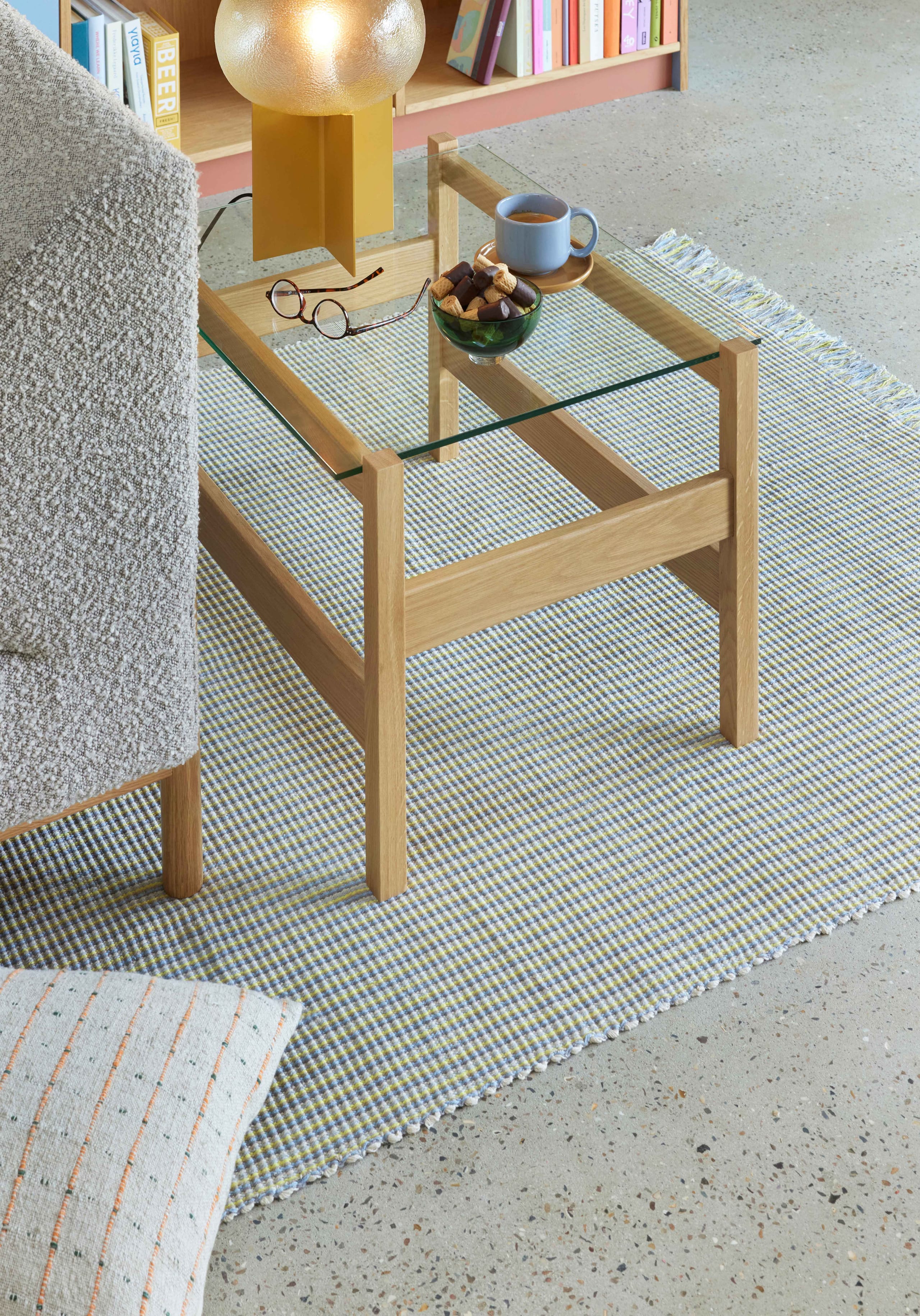 Hübsch - Ledge Side Table - Side table - Natural