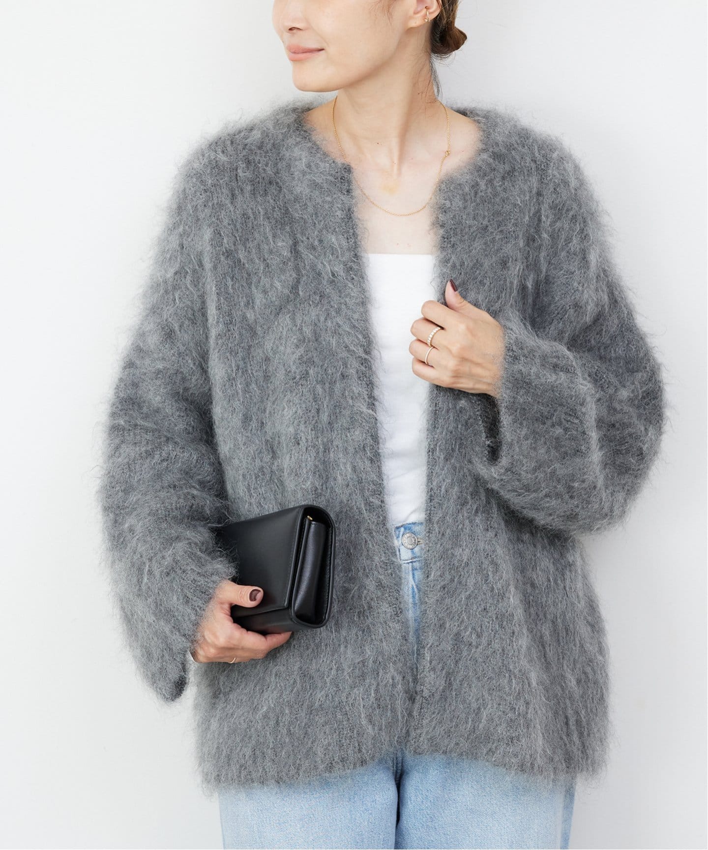 PORTMIX クルーネック カーディガン（カーディガン）｜Deuxieme Classe