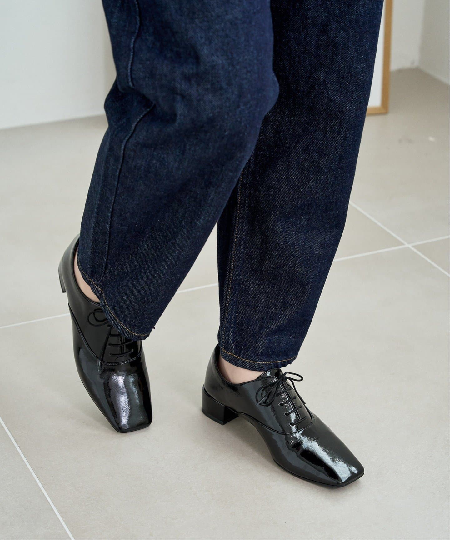 3cmスクエアレースアップ（パンプス）｜LE TALON（ル タロン）の通販