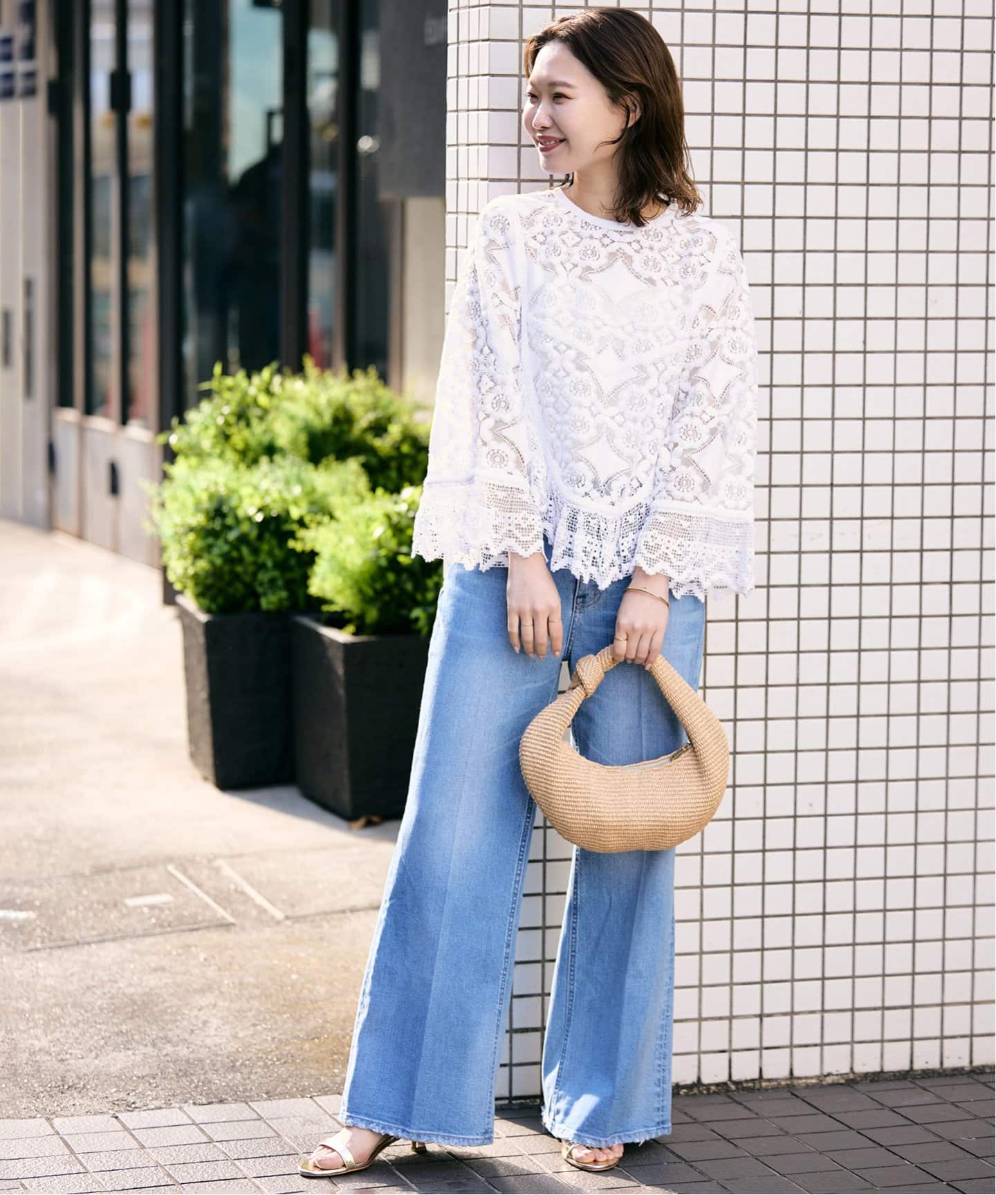 リバーレースブラウス（シャツ／ブラウス）｜SLOBE IENA（スローブ