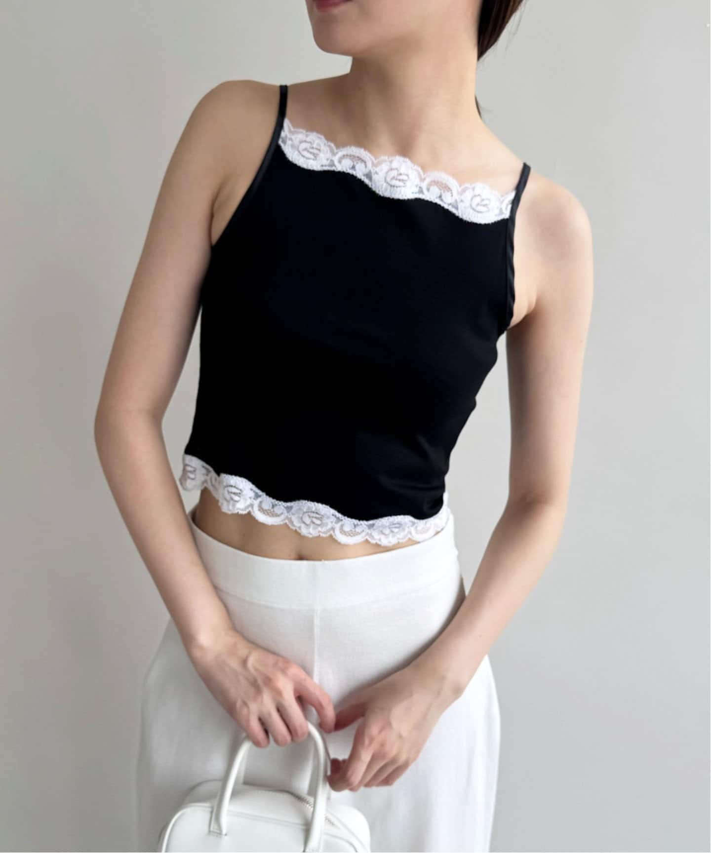 追加》レーストリムキャミソール（キャミソール）｜EDIT.FOR LULU