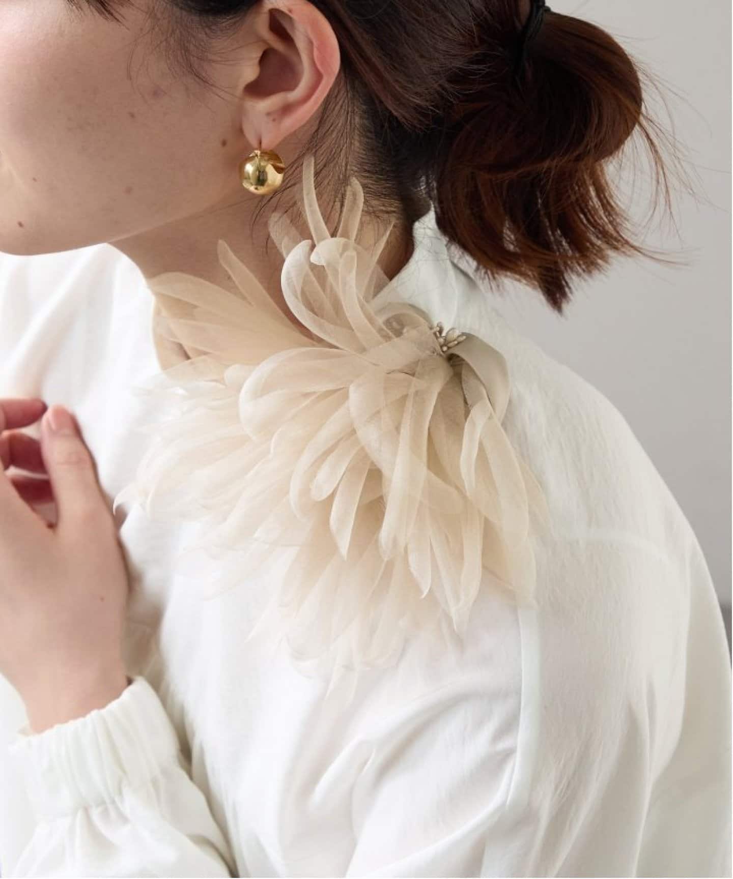 追加2》シルクオーガンジーコサージュ（コサージュ）｜VERMEIL par