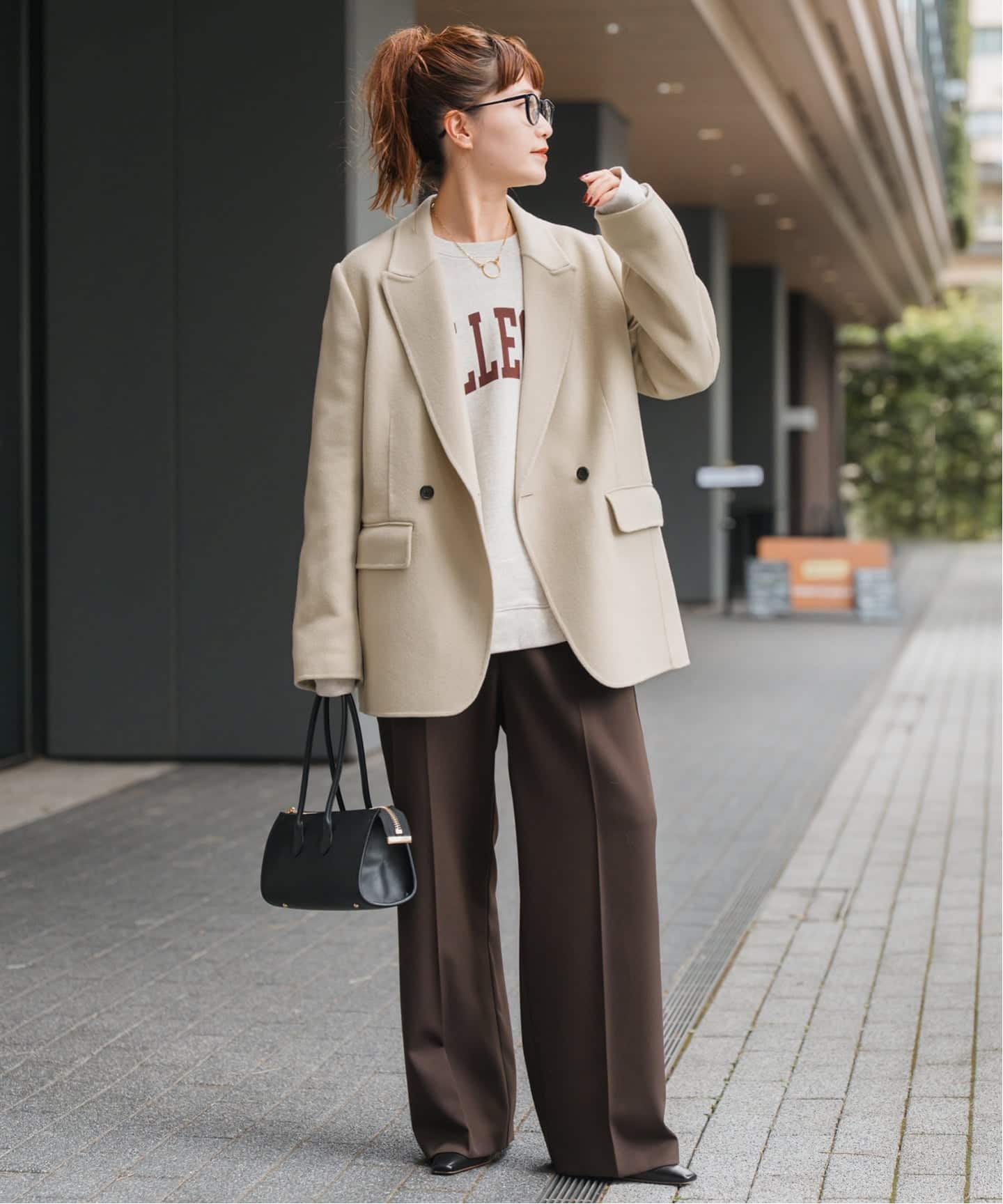 120Sビーバーピークドラベルジャケット（その他ブルゾン／アウター