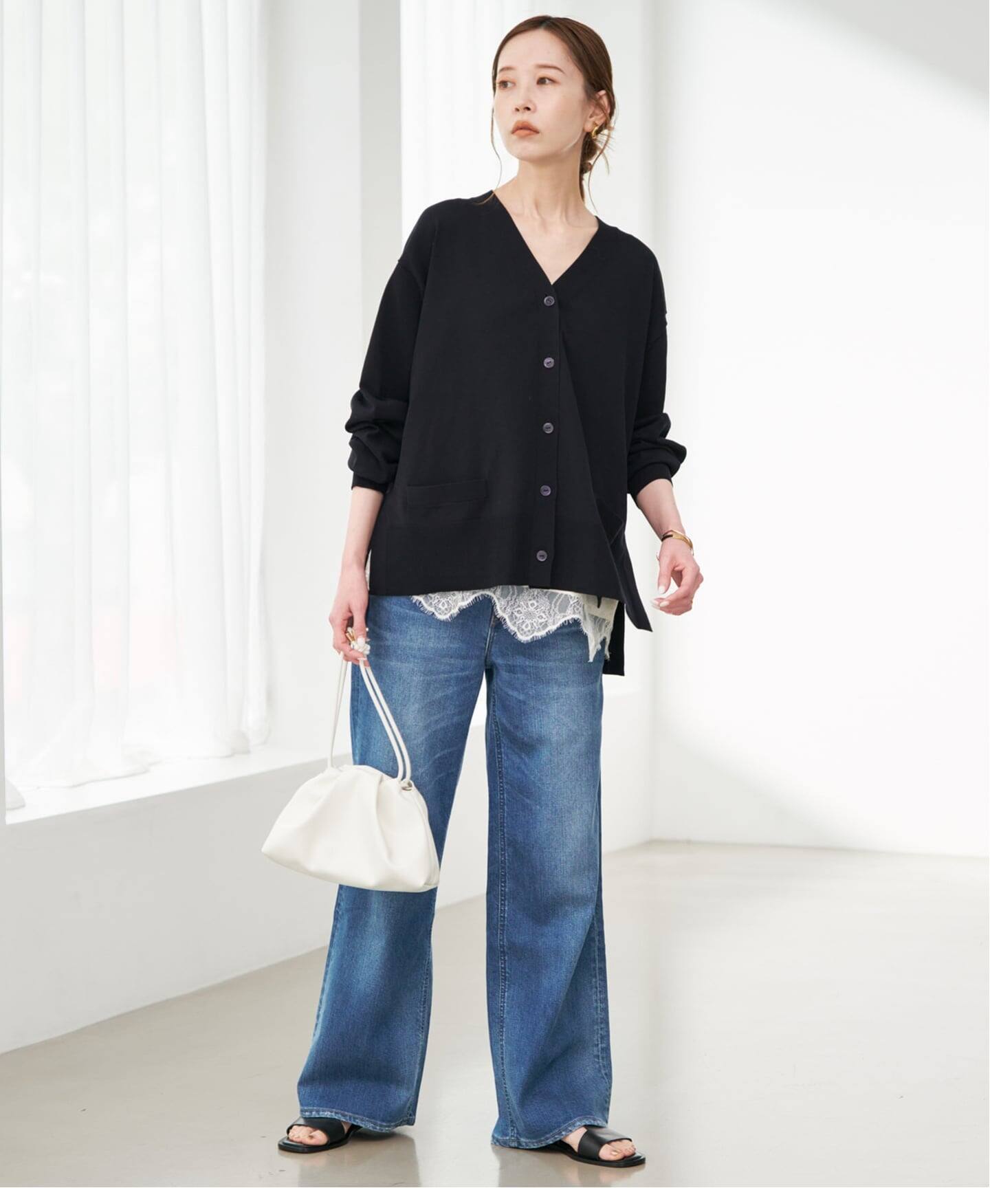 追加2予約》サテンレースキャミソール（キャミソール）｜SLOBE IENA