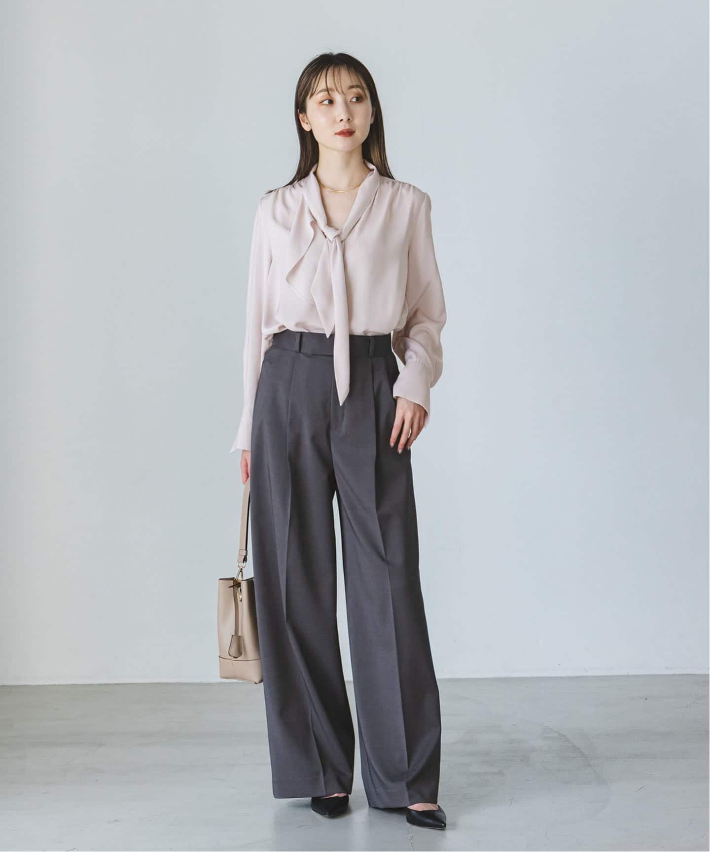 WEB＆日本橋店限定・追加予約》ロイヤルサテンボウタイブラウス