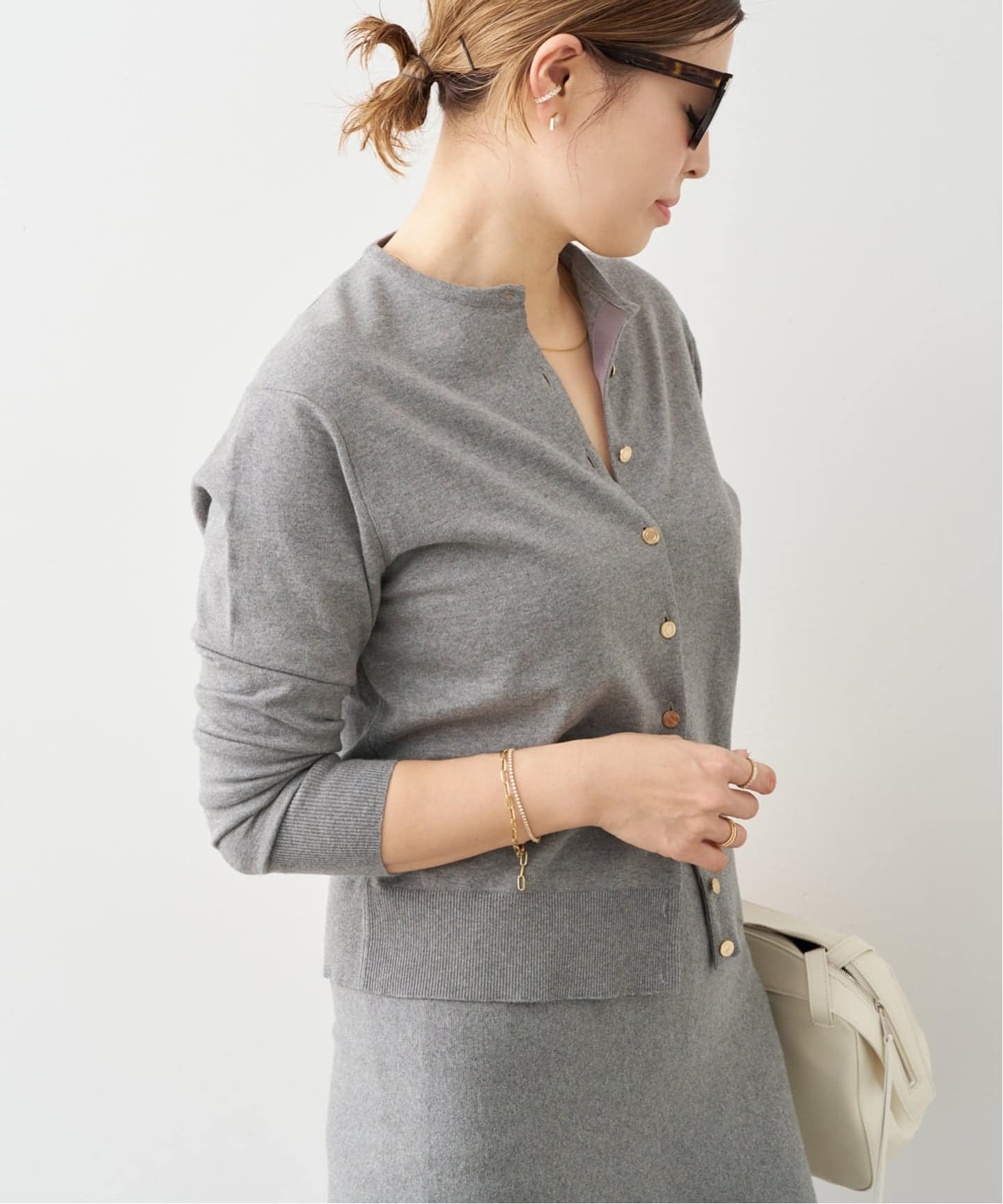 FF30 GIZA カーディガン（カーディガン）｜Deuxieme Classe