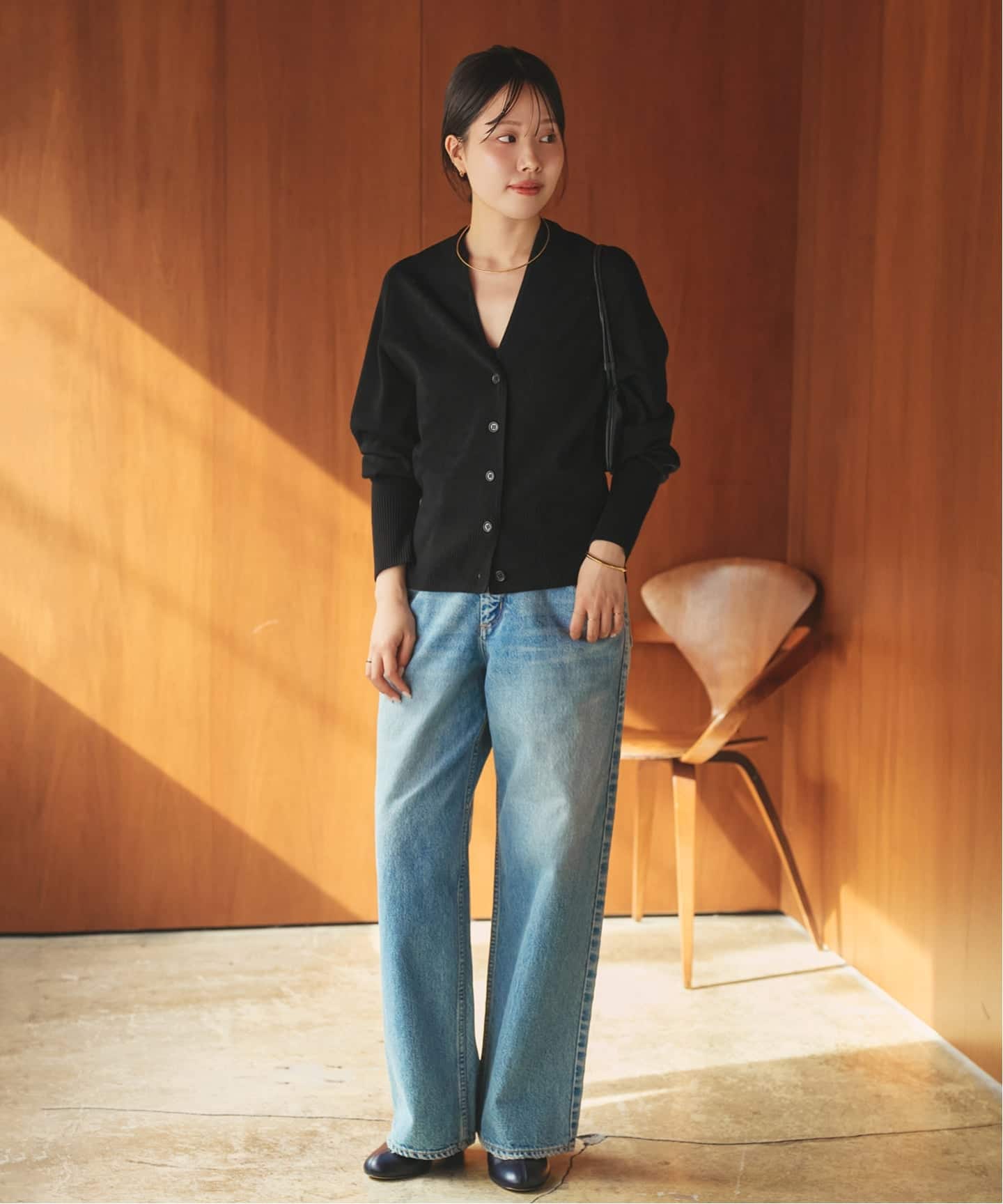 LE PETIT PULLE / ル プティ プレ 別注 TULIP COLLAR カーディガン