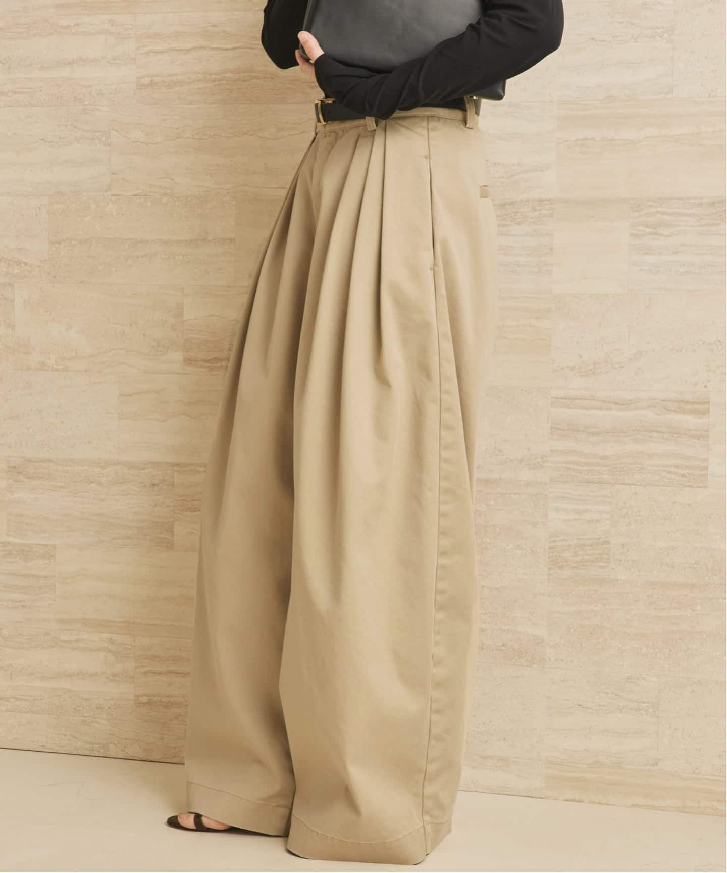 追加予約》R'IAM Super wide CHINO パンツ 2（チノパンツ）｜Plage