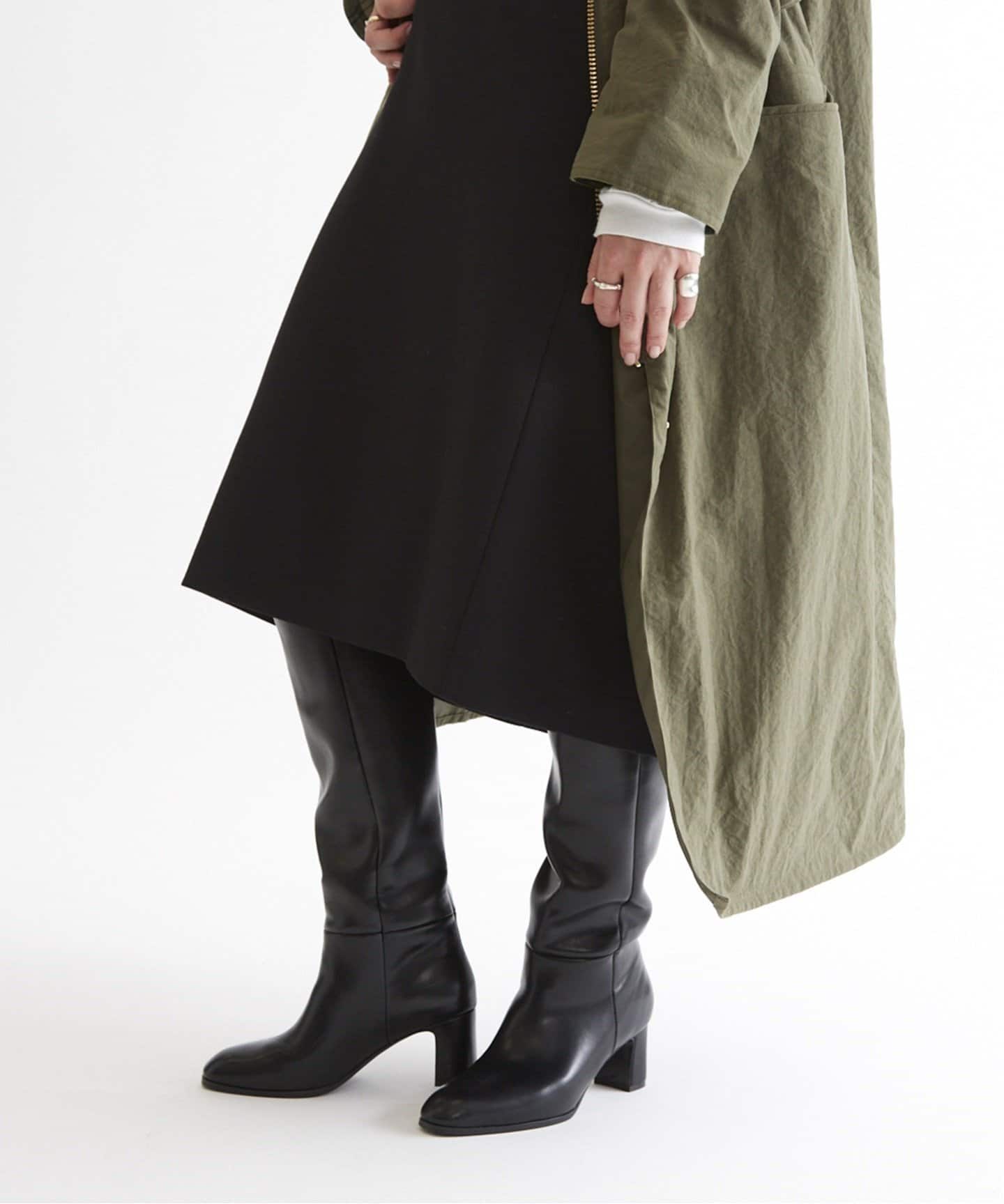 6cmスクエアロングブーツ◇（ロングブーツ）｜LE TALON（ル タロン）の