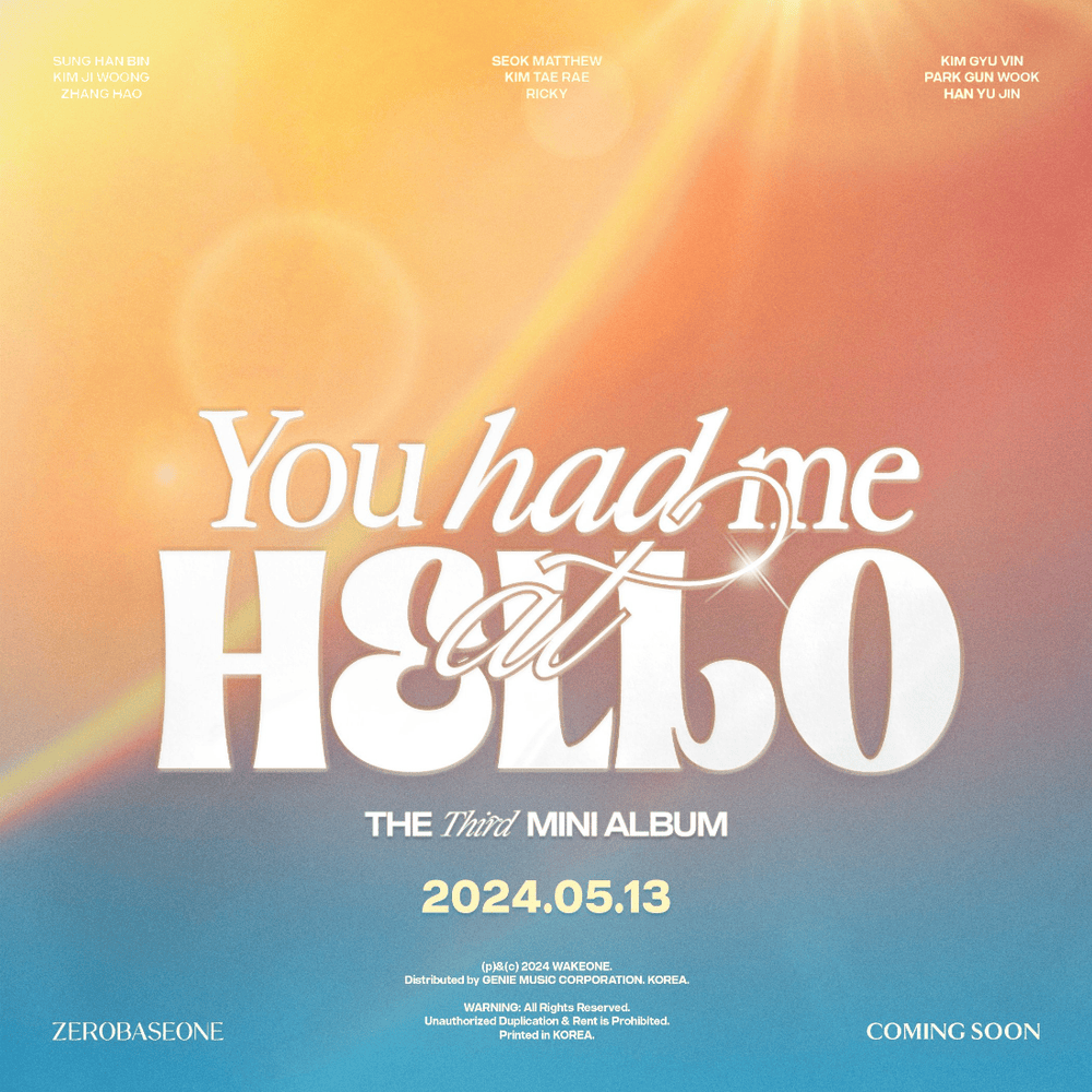 ZEROBASEONE - You had me at HELLO Lyrics and Tracklist | Genius