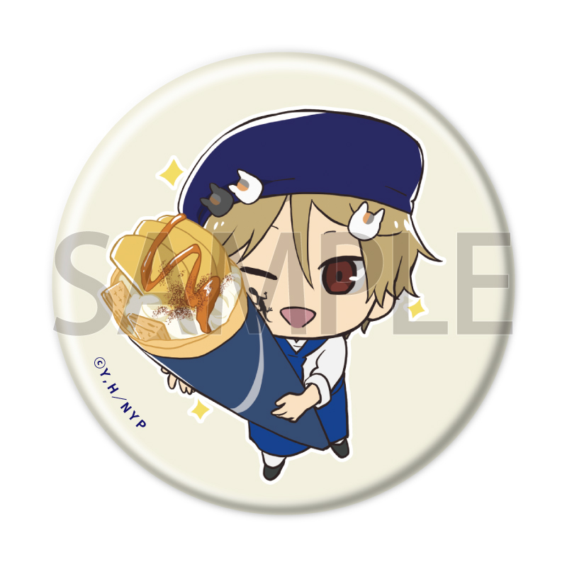 缶バッジ「夏目友人帳」08/クレープver. ブラインド(全6種)(描き下ろし