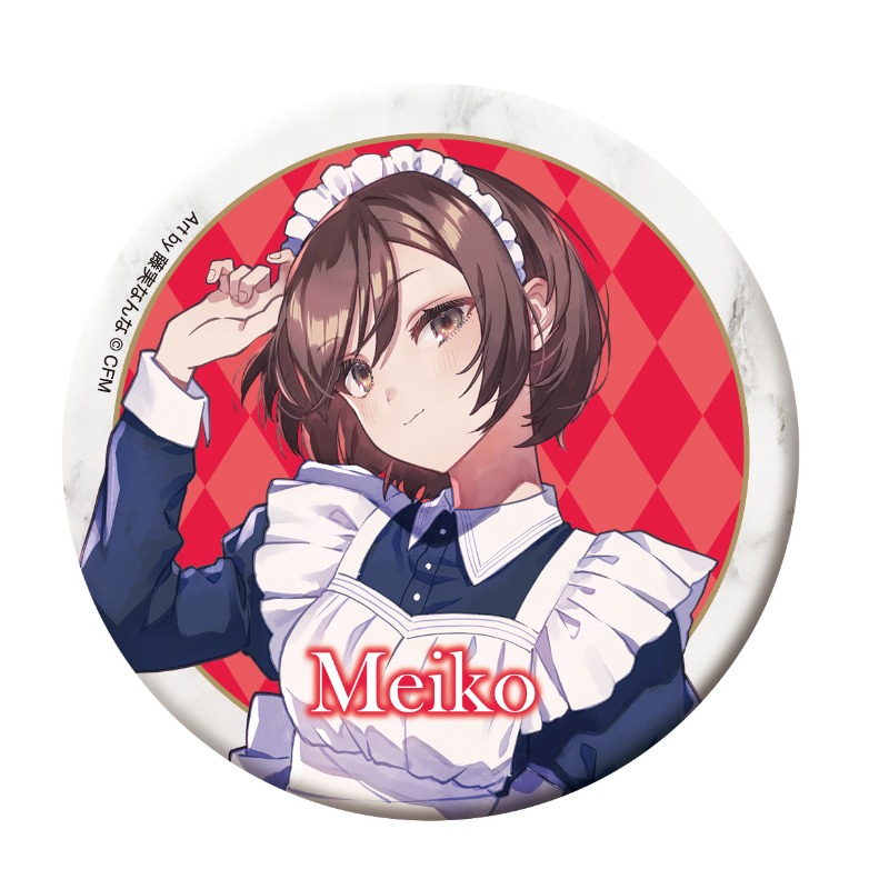 初音ミクシリーズ 缶バッジ／E MEIKO メイド＆執事【アニメタイムズSTORE】