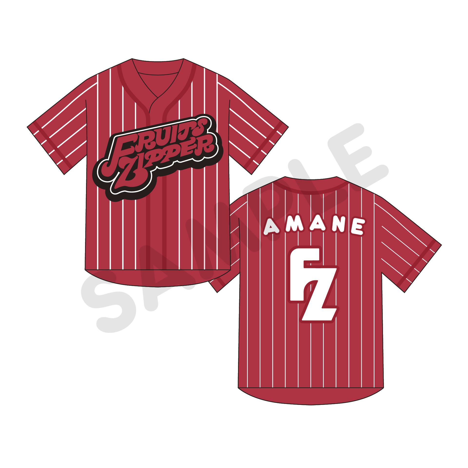 FRUITS ZIPPER OSHI API UNIFORM【ASOBIMALL(アソビモール)】