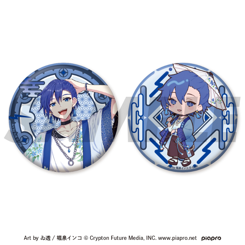 ピアプロキャラクターズ～ジャパンクスタイル～』ホログラム缶バッジ