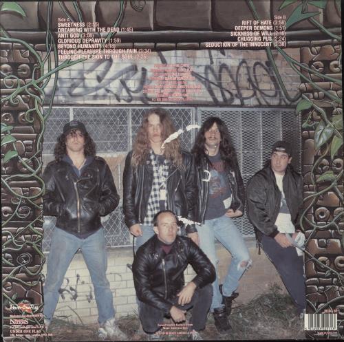 Ripping Corpse Dreaming With The Dead -1st - EX UK vinyl LP album