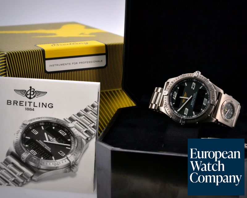 19816) Breitling Aerospace Professional Green Dial Titanium